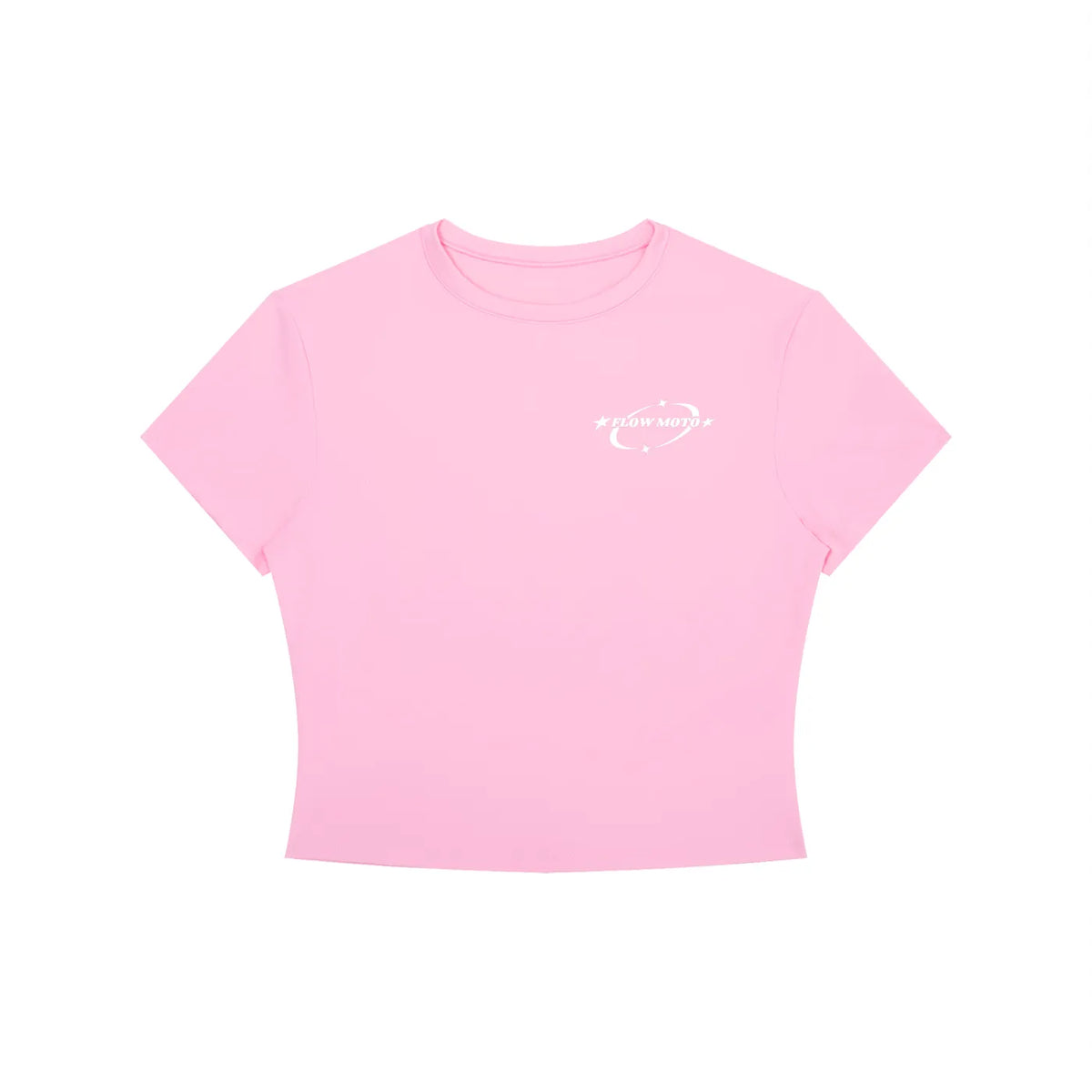 FlowMoto Women's Crewneck Crop T-Shirt