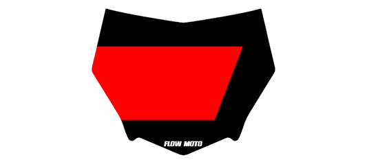 CUSTOM MotoCutz NUMBER PLATE DECAL