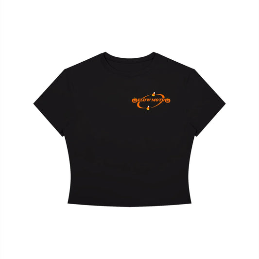 (LIMITED EDITION) FlowMoto Women's Crewneck Crop T-Shirt