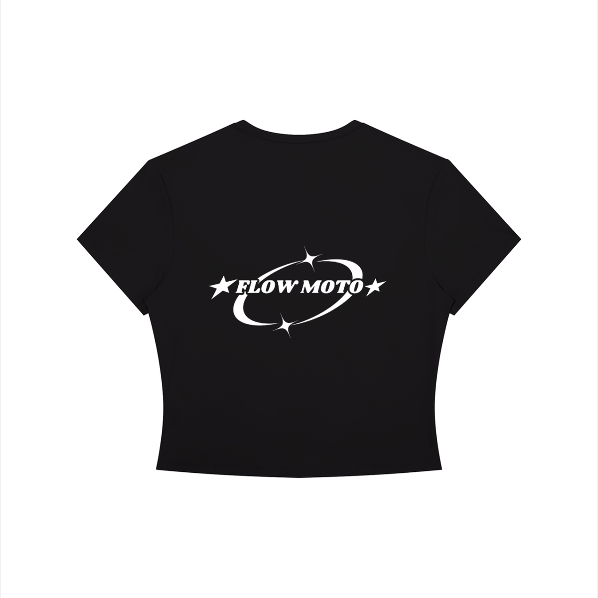 FlowMoto Women's Crewneck Crop T-Shirt