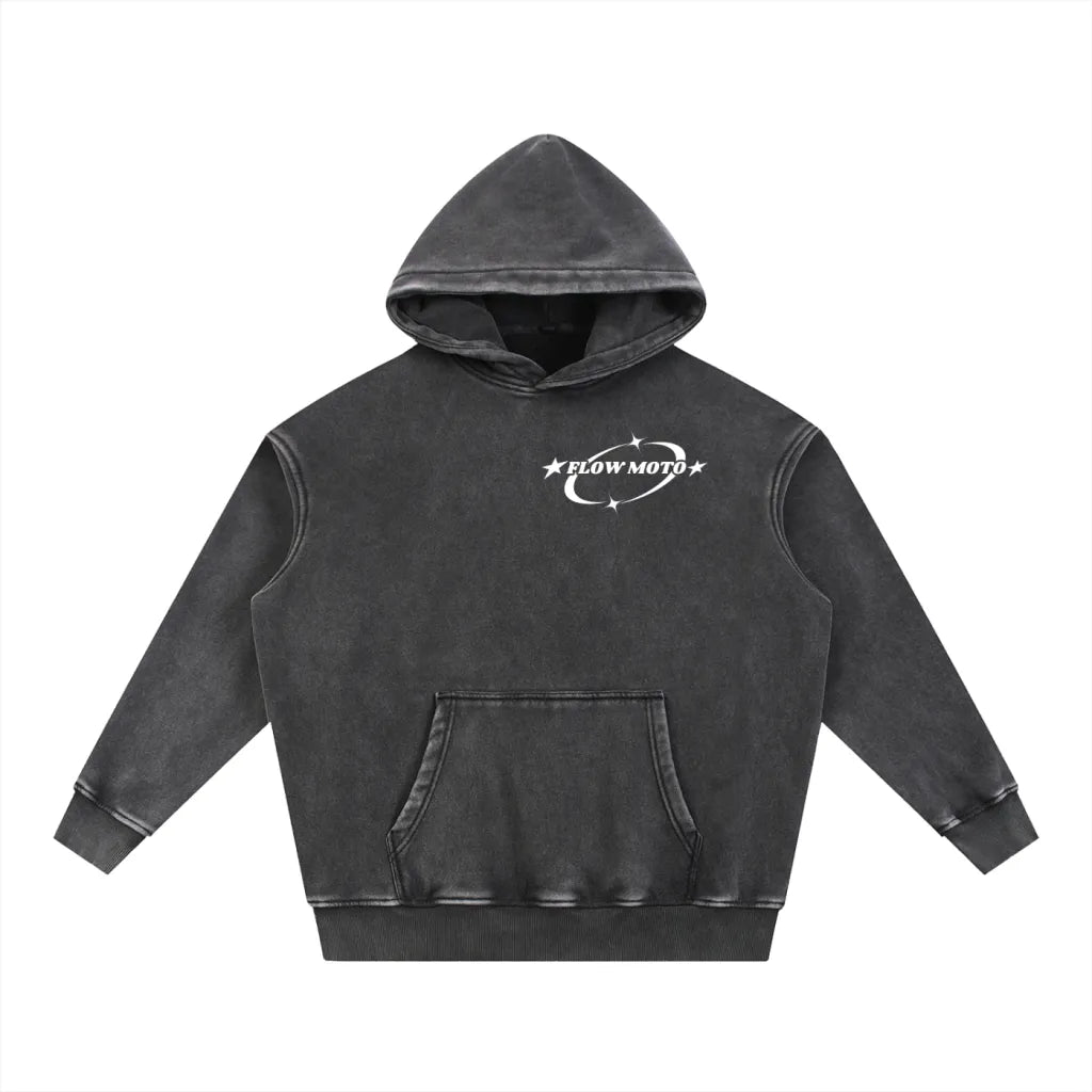 FlowMoto Snow Washed hoodie