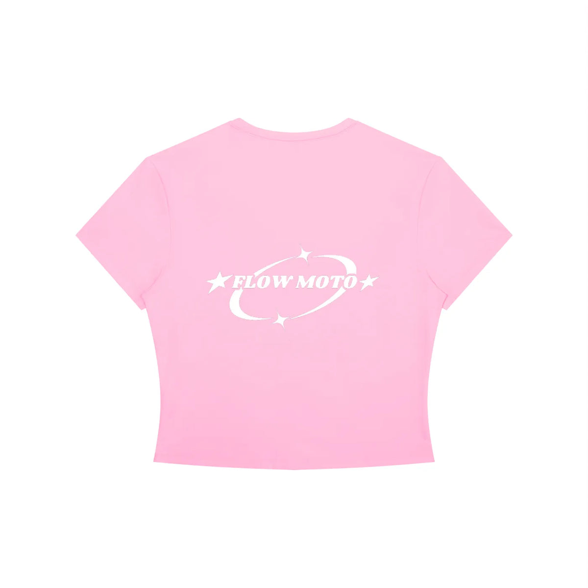 FlowMoto Women's Crewneck Crop T-Shirt