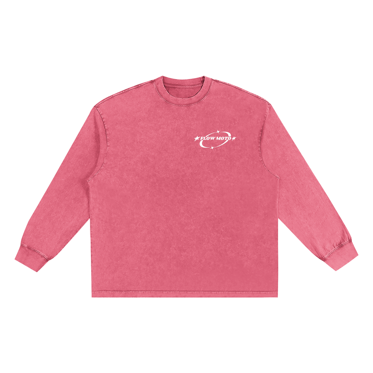 Flowmoto Snow Washed Frayed Edge T-Shirt
