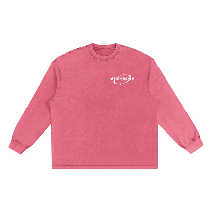 Flowmoto Snow Washed Frayed Edge T-Shirt