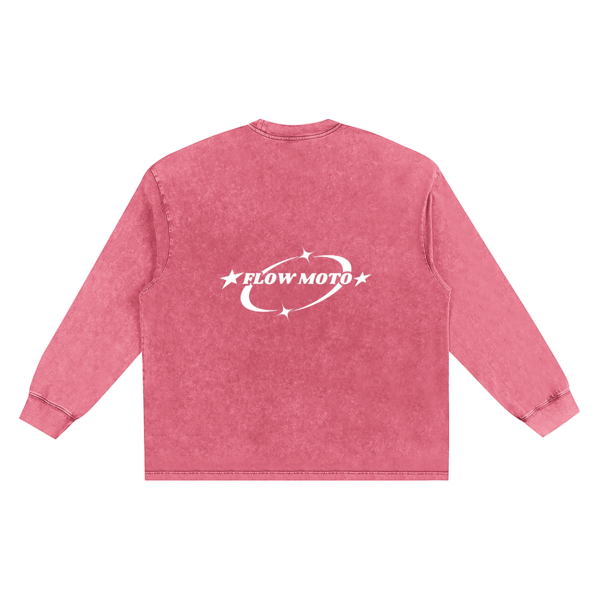 Flowmoto Snow Washed Frayed Edge T-Shirt
