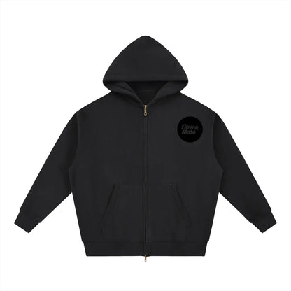 Flowmoto Oversized Fleece Boxy Hoodie
