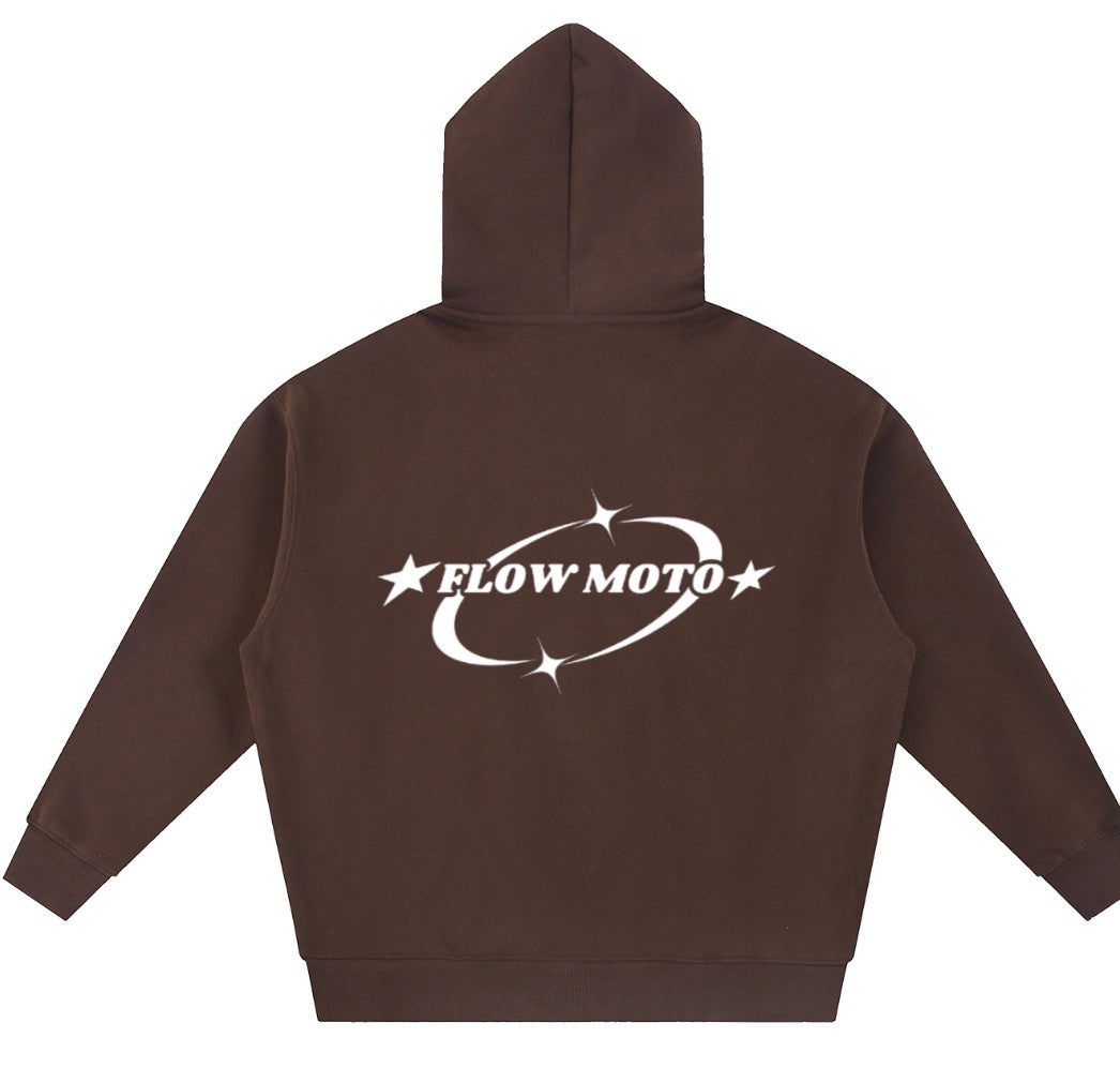 Flowmoto Oversized Fleece Boxy Hoodie