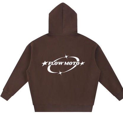 Flowmoto Oversized Fleece Boxy Hoodie