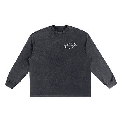 Flowmoto Snow Washed Frayed Edge T-Shirt