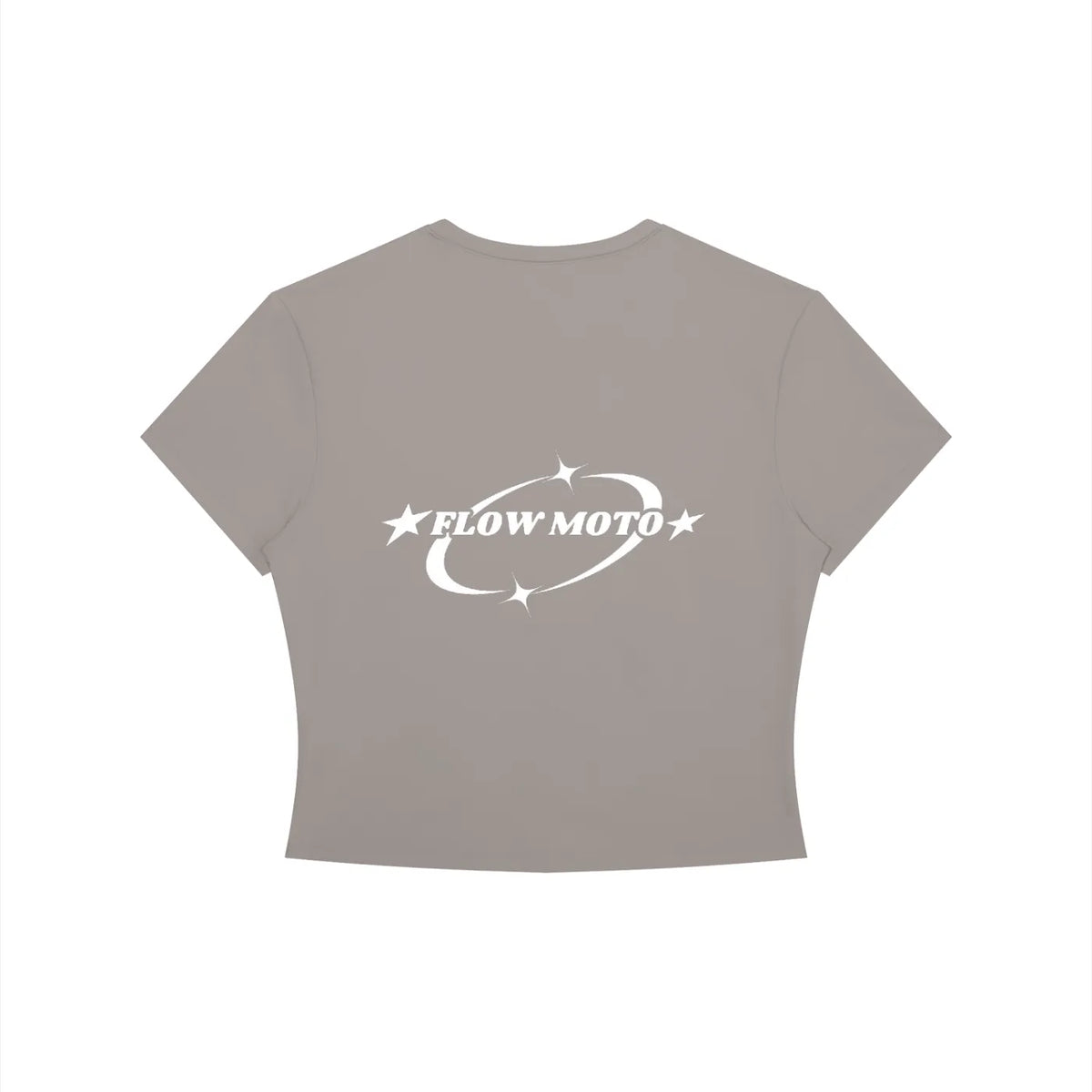 FlowMoto Women's Crewneck Crop T-Shirt