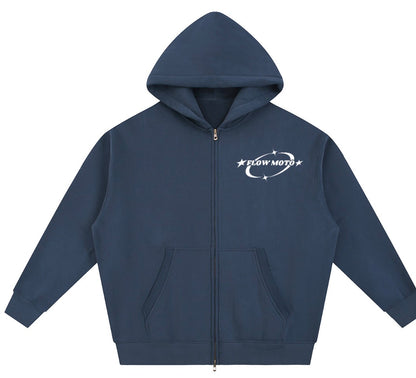 Flowmoto Oversized Fleece Boxy Hoodie