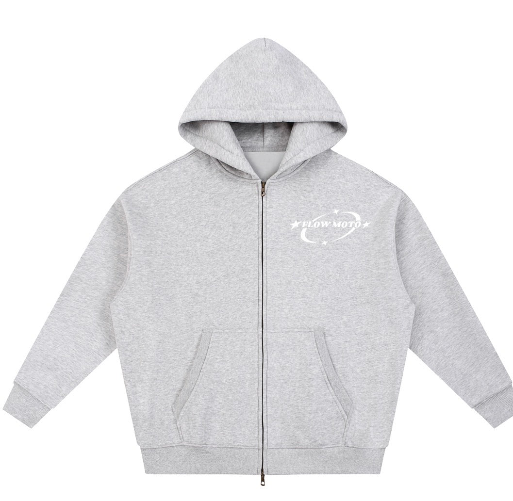 Flowmoto Oversized Fleece Boxy Hoodie