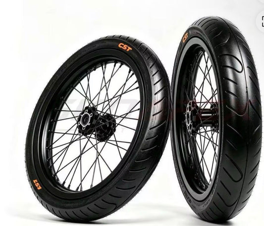 Light bee x supermoto wheel set