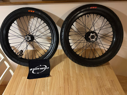 Supermoto Wheel Set Black For Talaria x3