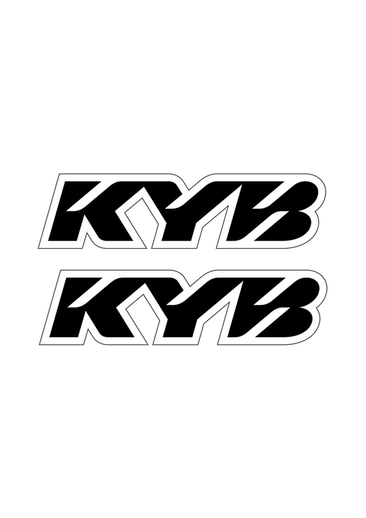 KYB Fork Stickers