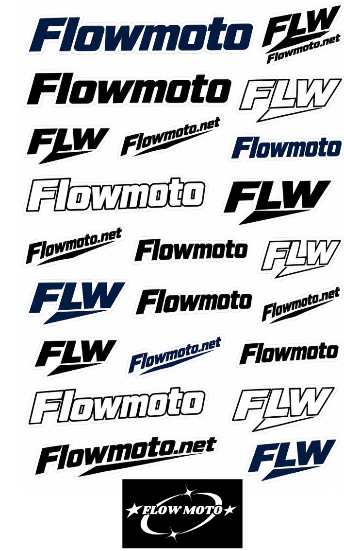 Flowmoto Sticker Sheet
