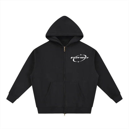 Flowmoto Oversized Fleece Boxy Hoodie