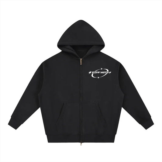 Flowmoto Oversized Fleece Boxy Hoodie