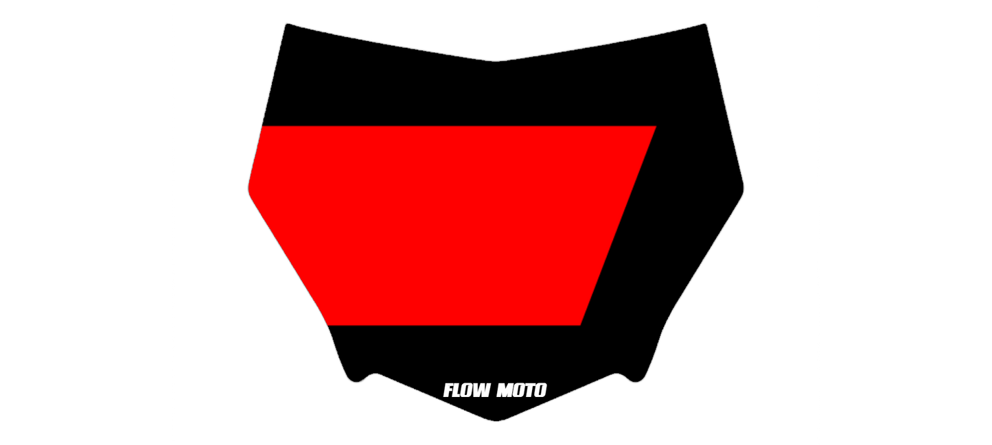 CUSTOM MotoCutz  NUMBER PLATE DECAL