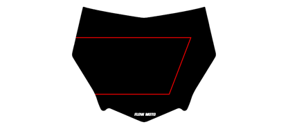 CUSTOM MotoCutz  NUMBER PLATE DECAL