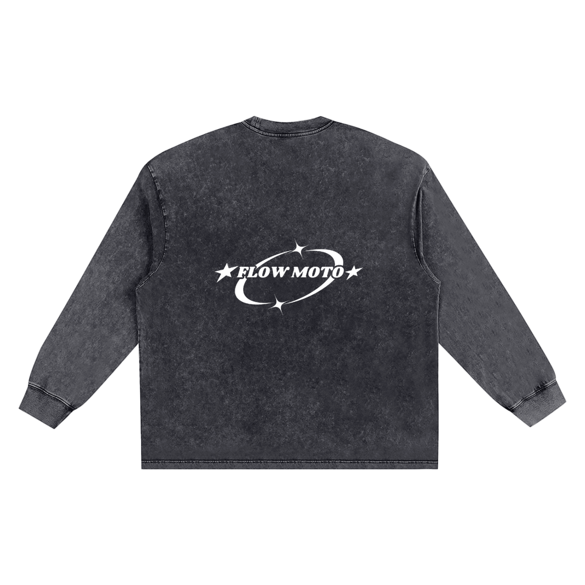 Flowmoto Snow Washed Frayed Edge T-Shirt